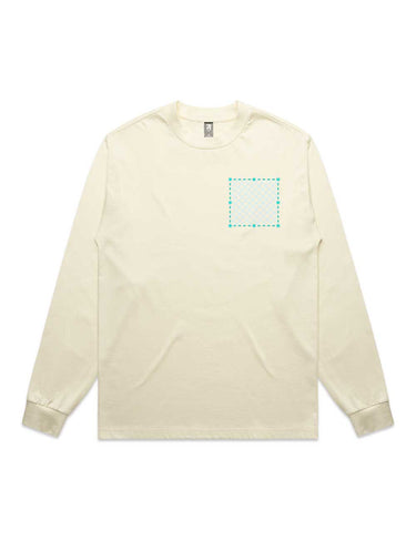Embroidered AS Colour Heavy Long Sleeve Tee